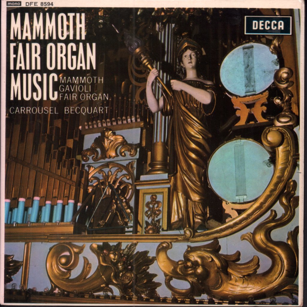 Carrousel Becquart - Mammoth gavioli Fair Organ Music - 7 Inch