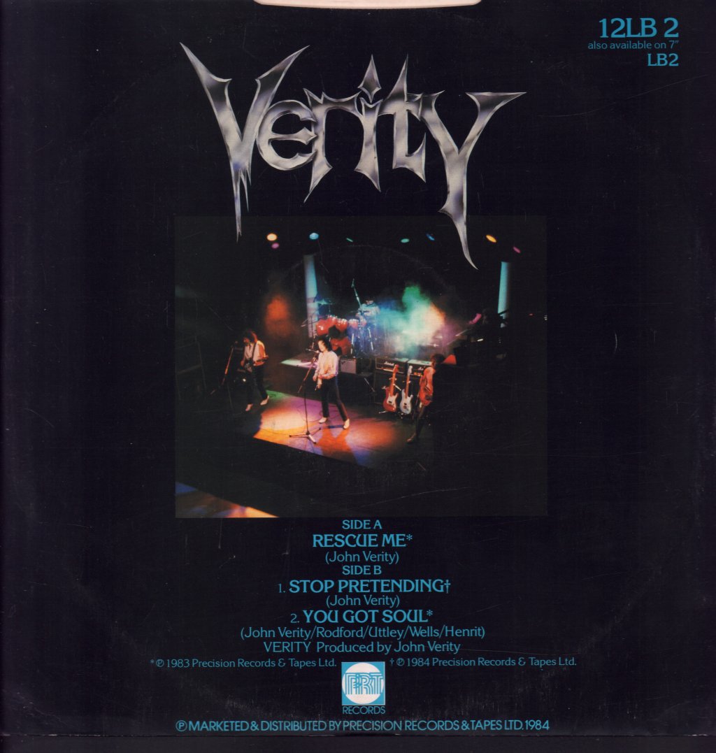 Verity (Rock/Metal Group) - Rescue Me - 12 Inch
