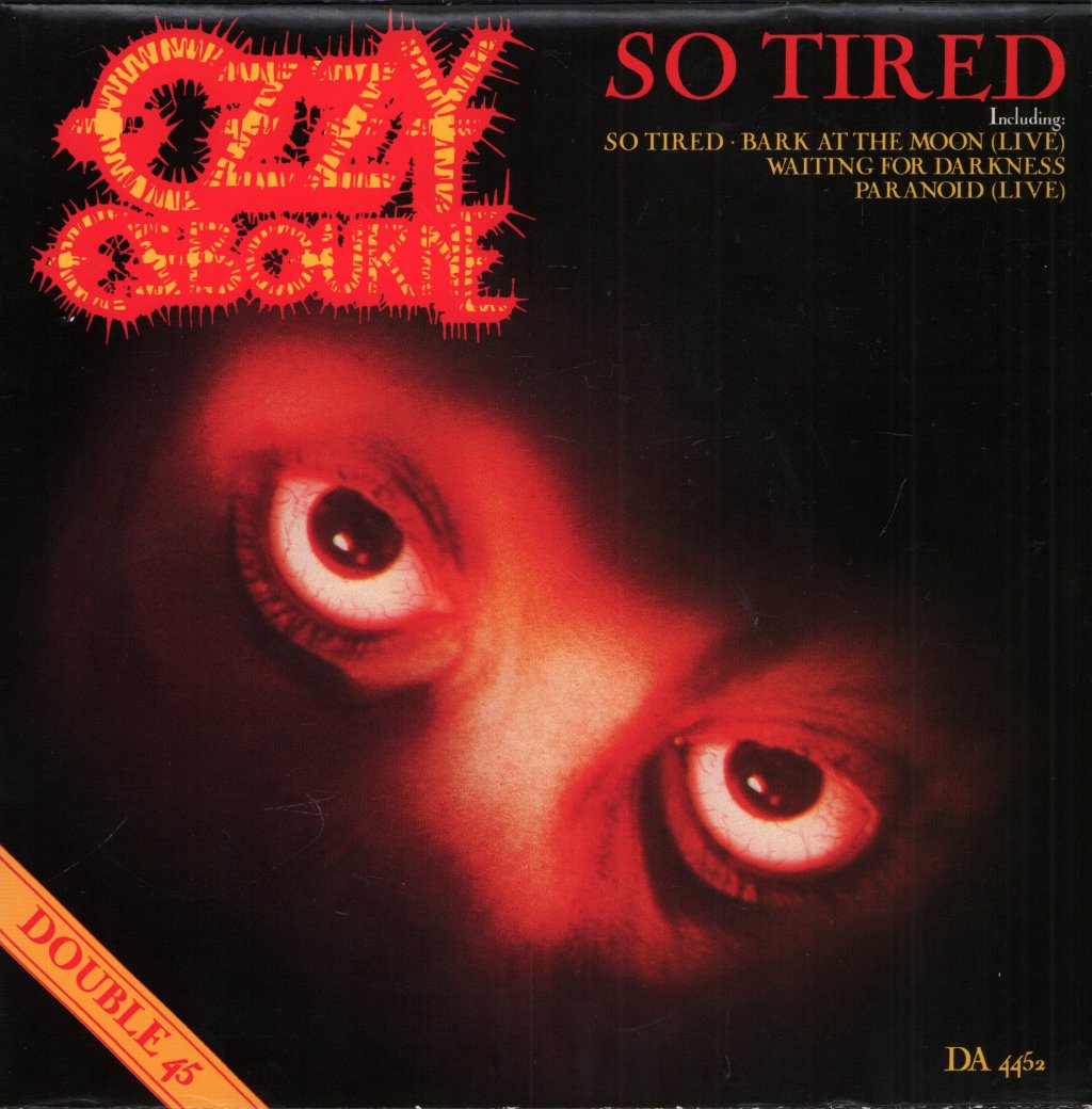 Ozzy Osbourne - So Tired - Double 7 Inch