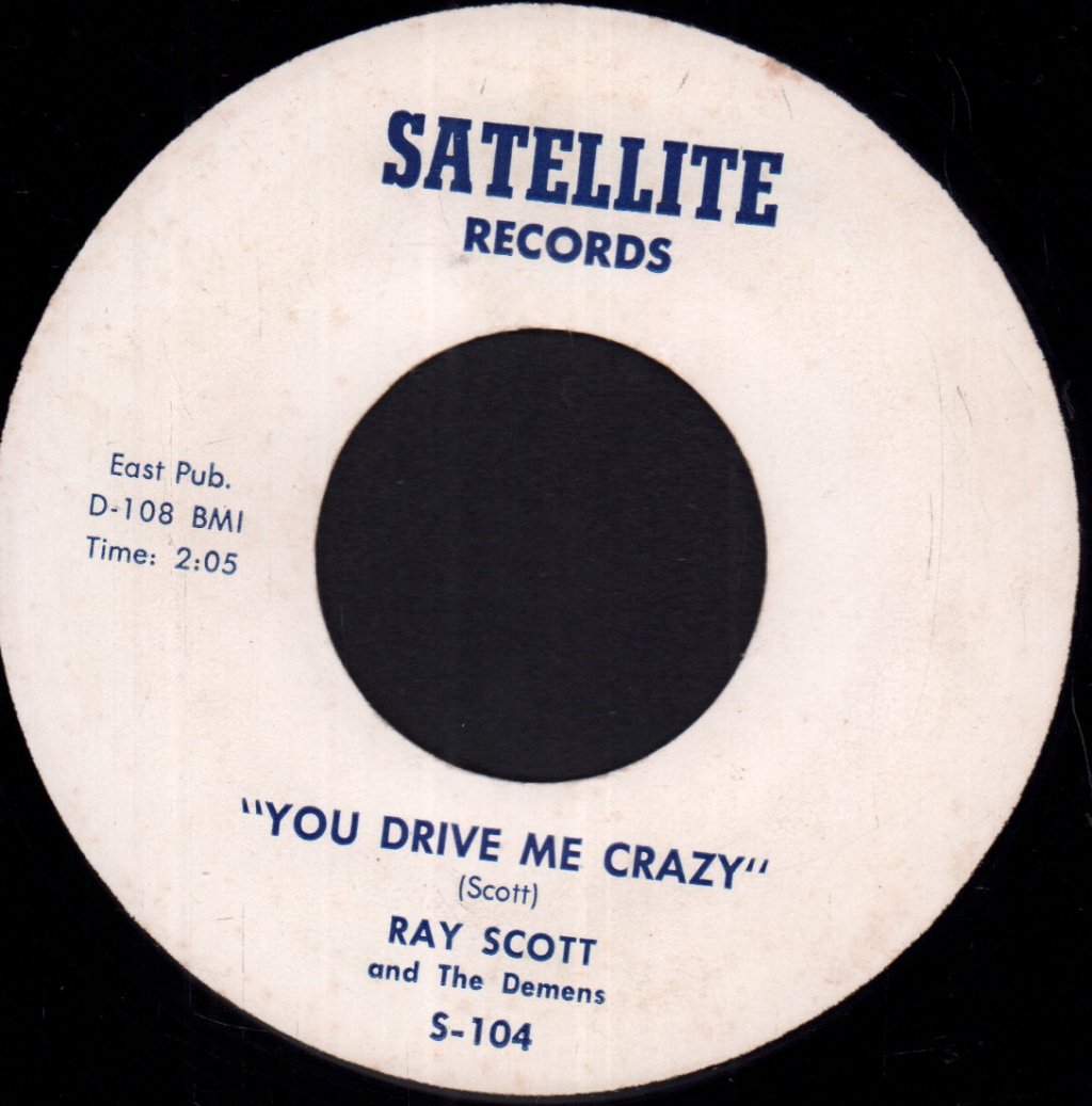 Ray Scott & The Demens - You Drive Me Crazy - 7 Inch