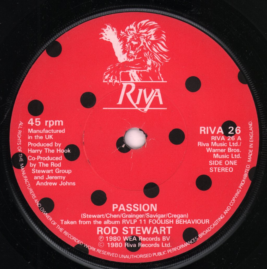 Rod Stewart - Passion - 7 Inch