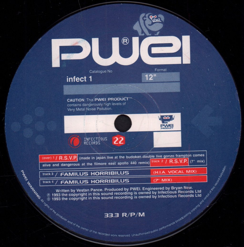 Pop Will Eat Itself - Rsvp - 12 Inch