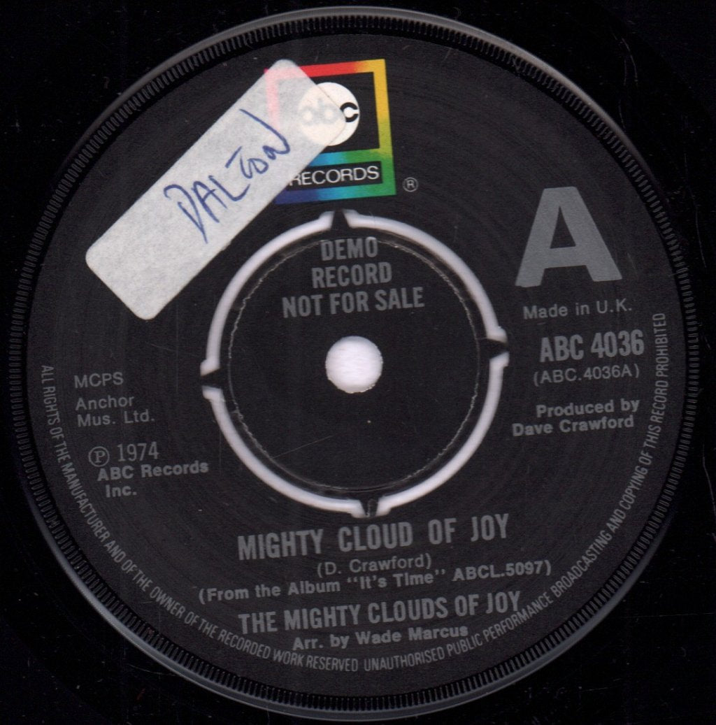 Mighty Clouds Of Joy - Mighty Cloud Of Joy - 7 Inch