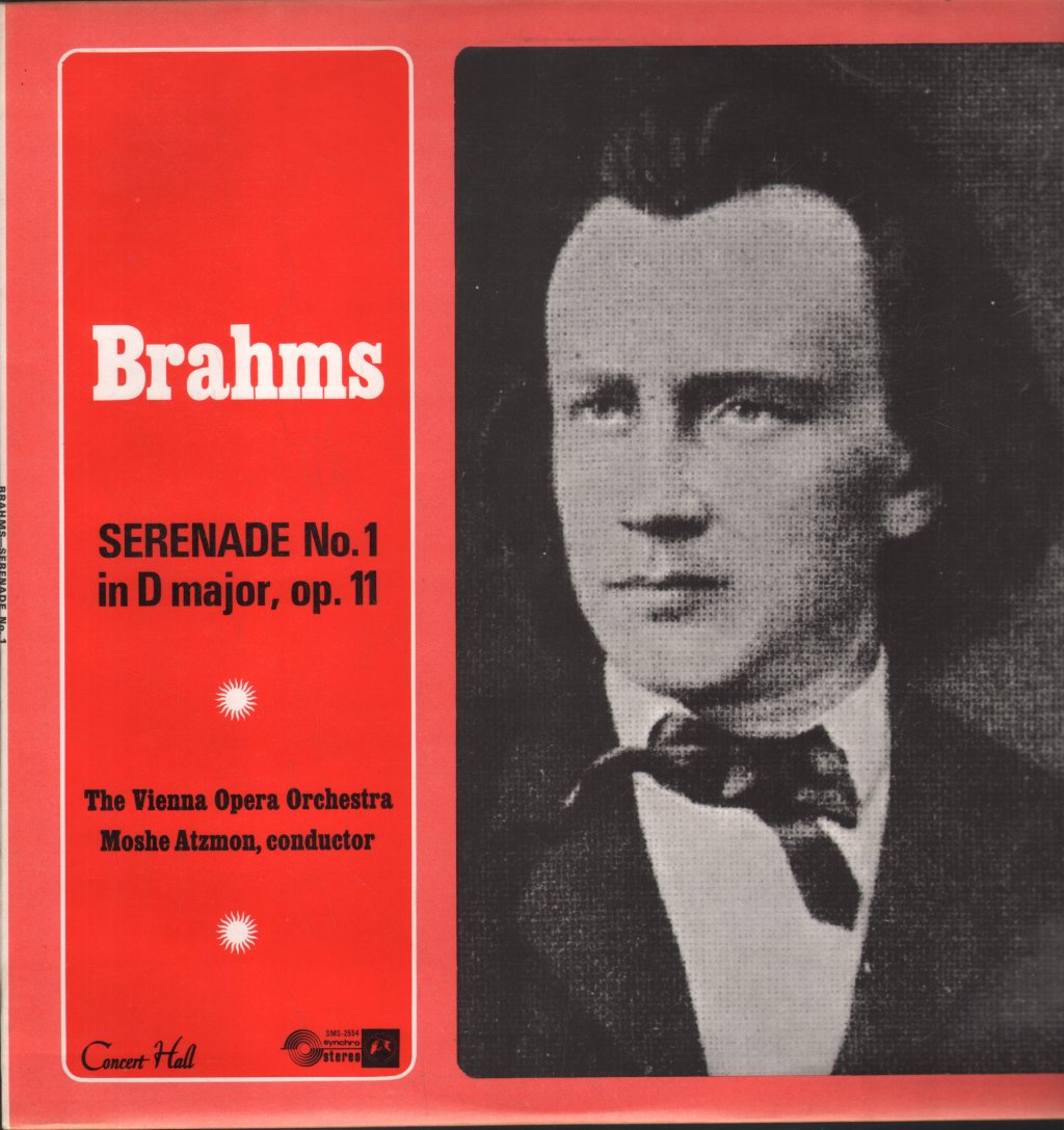 Moshe Atzmon / Vienna Opera Orchestra - Brahms - Serenade No.1 In D Major, Op.11 - Lp