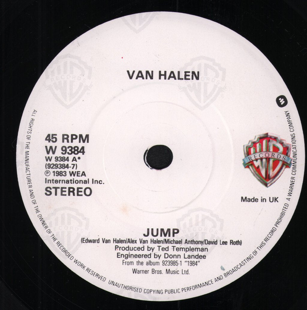 Van Halen - Jump - 7 Inch