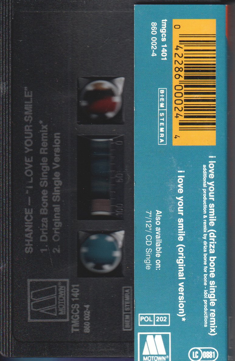 Shanice - I Love Your Smile - Cassette
