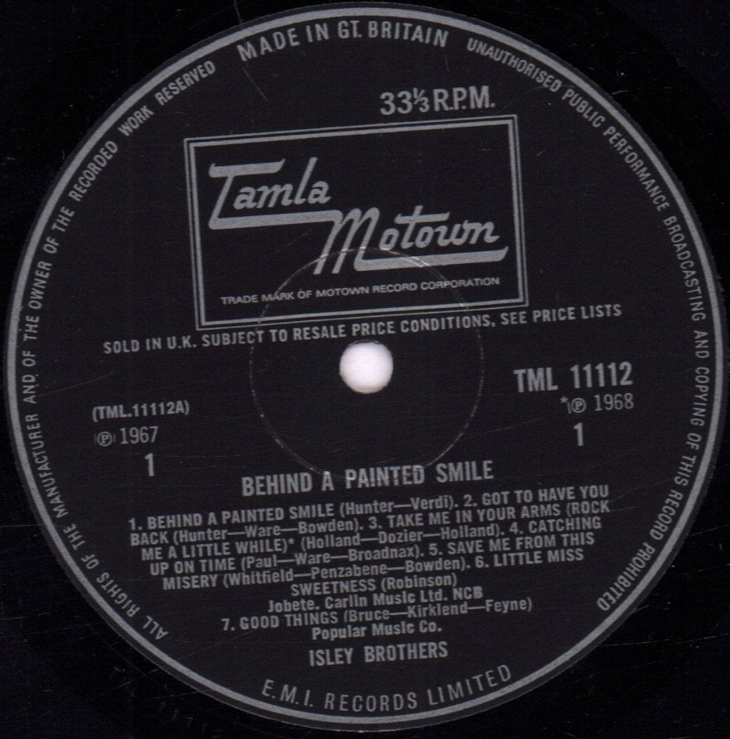 Isley Brothers - Behind A Painted Smile - Lp