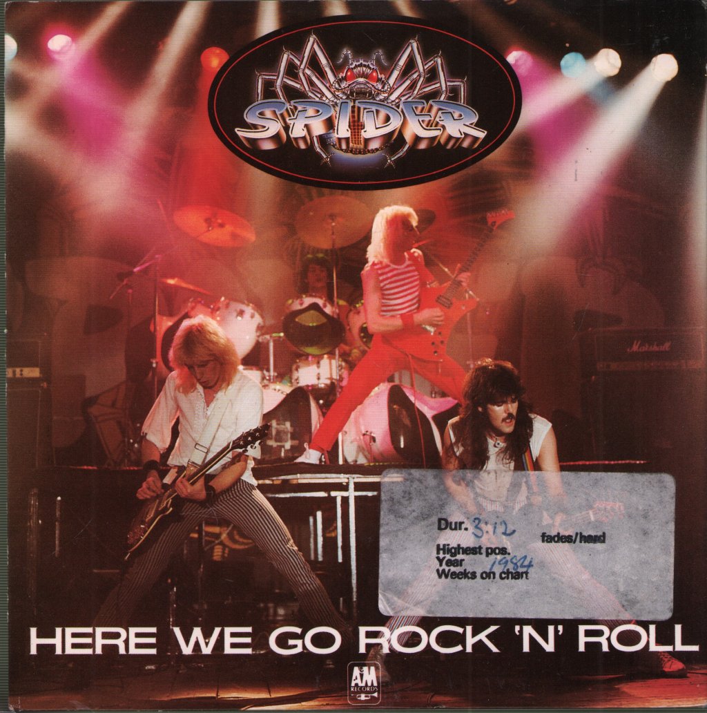Spider (Rock/Nwobhm Group) - Here We Go Rock N Roll - 7 Inch