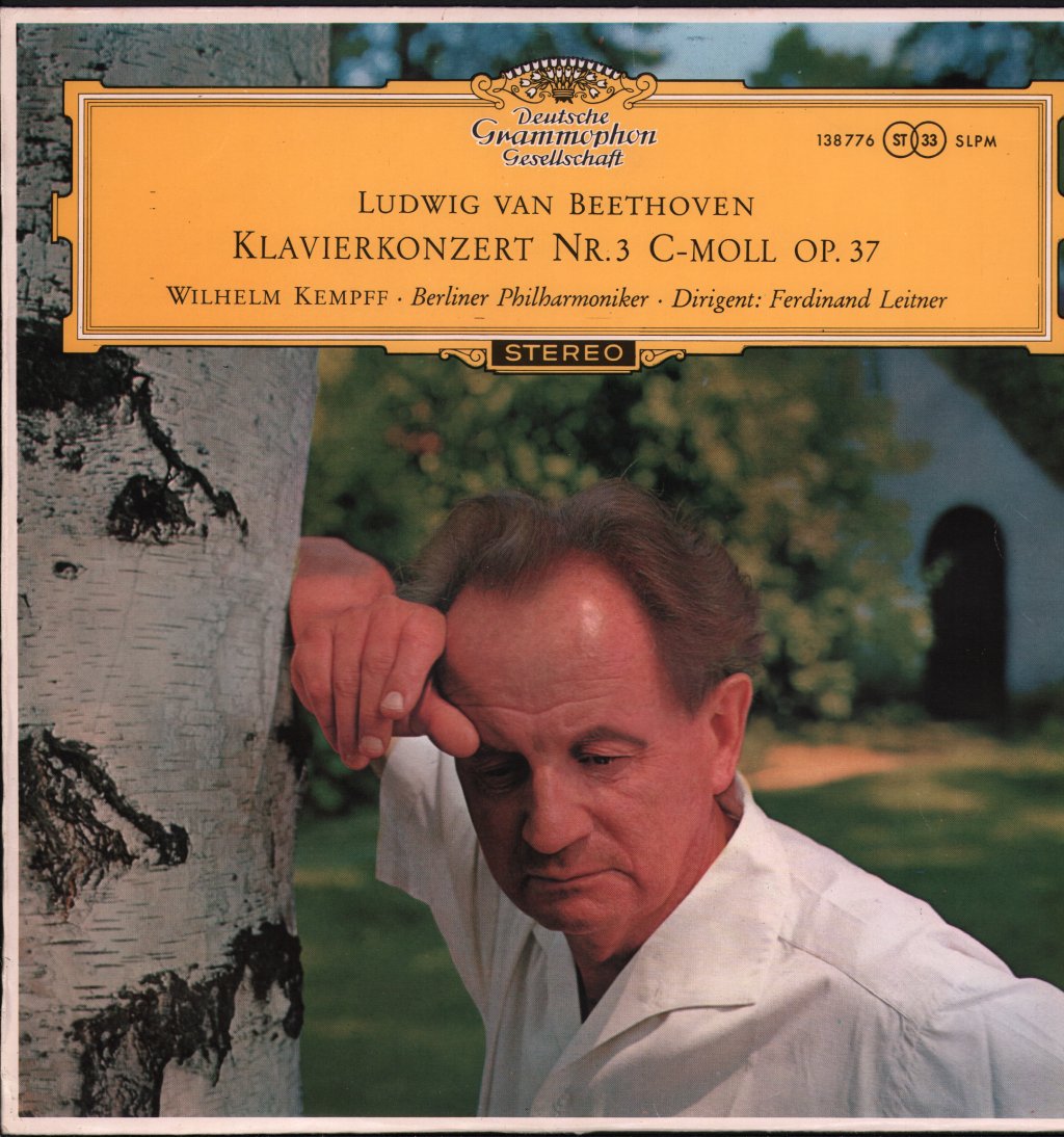 Wilhelm Kempff / Ferdinand Leitner / Berliner Philharmoniker - Ludwig van Beethoven - Klavierkonzert Nr. 3 C-moll Op. 37 - Lp