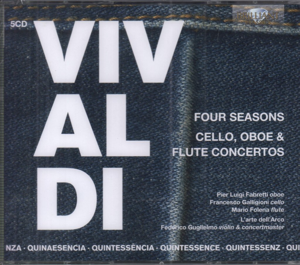 fabretti galligioni folena dell'arco guglielmo - vivaldi Four Seasons Cello, Oboe & Flute Concertos - Cd Set