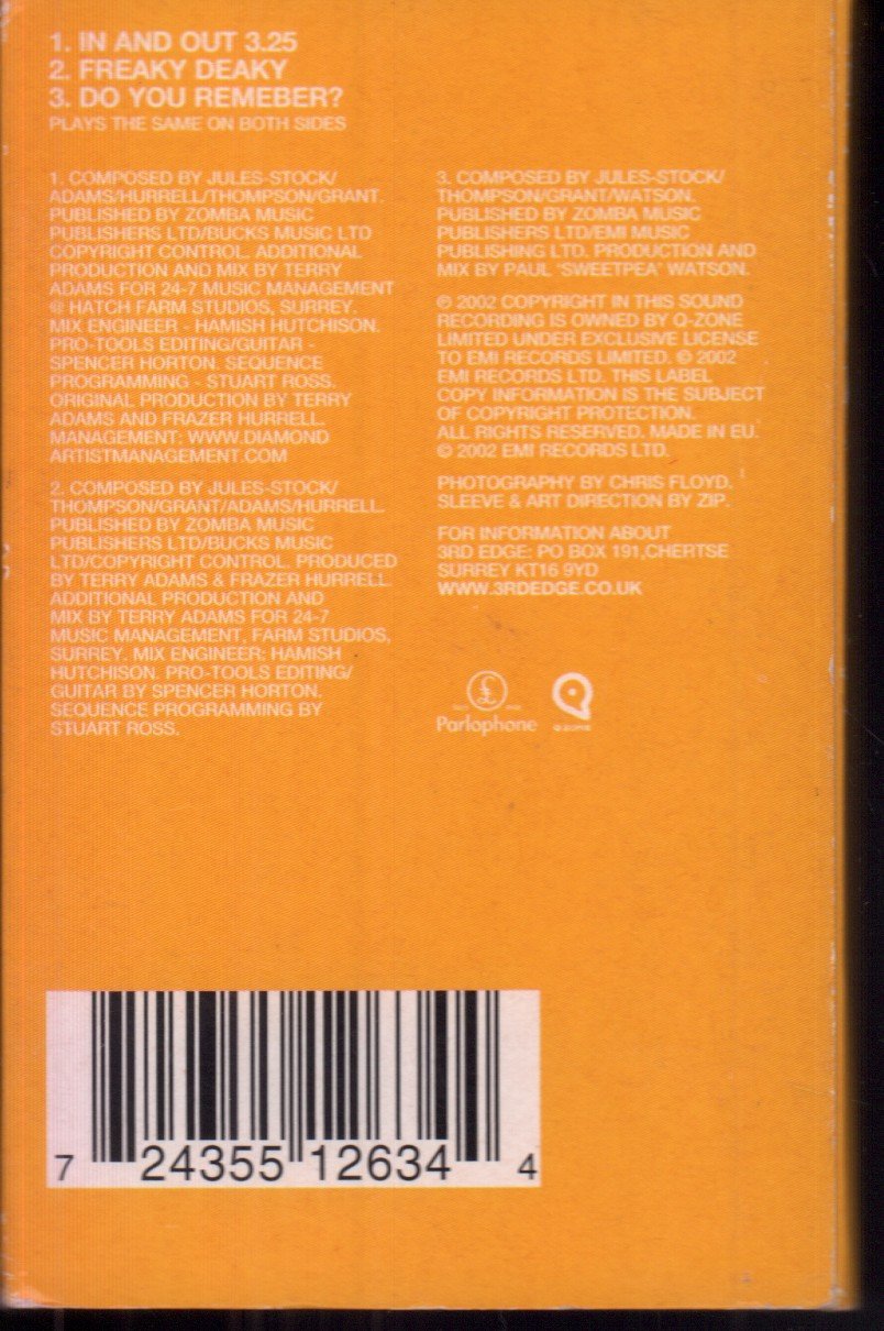 3Rd Edge - In And Out - Cassette