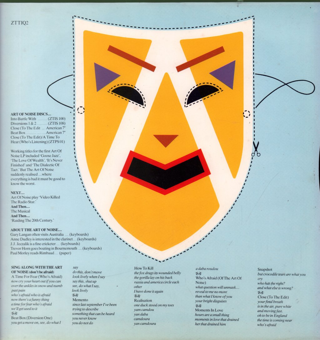 Art Of Noise - Who's Afraid Of - Lp