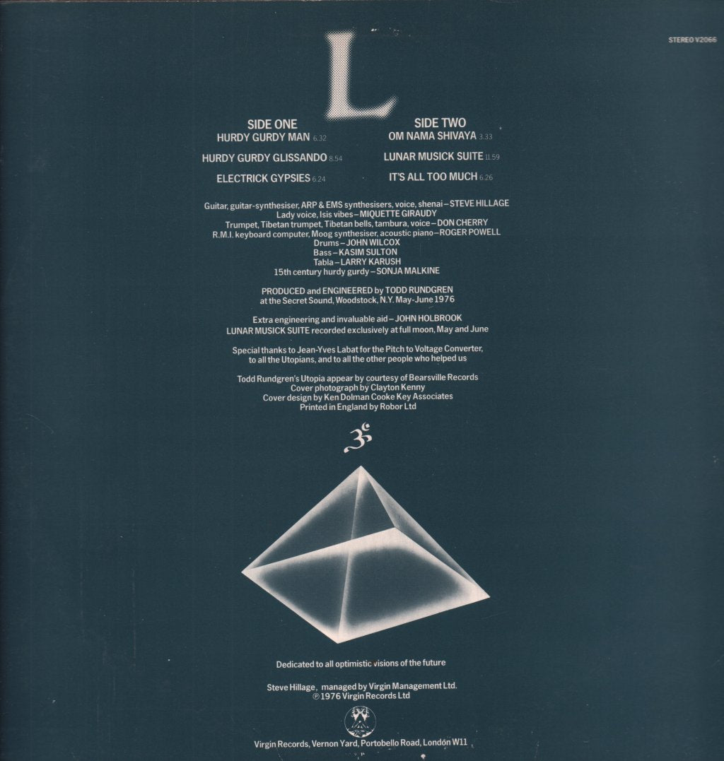Steve Hillage - L - Lp