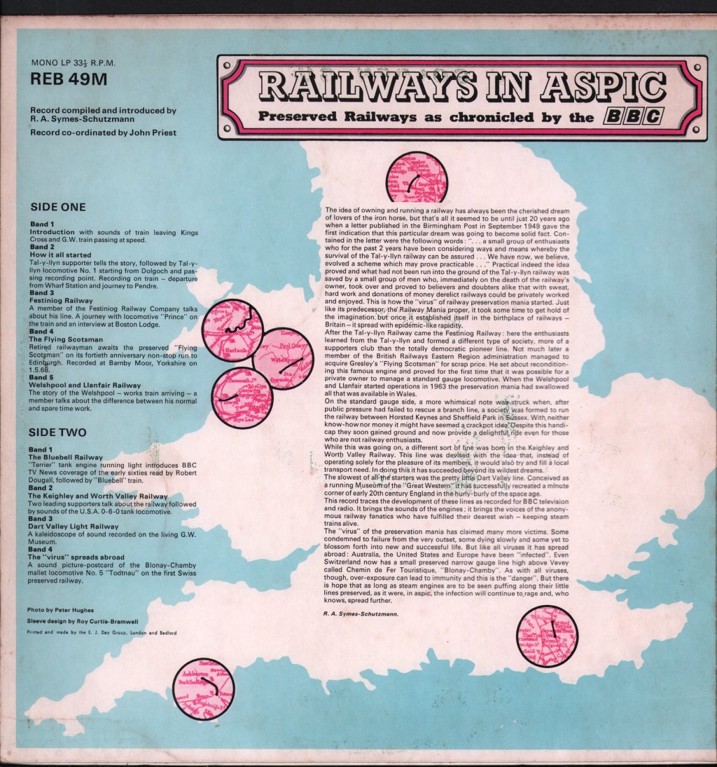 Railways In Aspic - Preserved Railways As Chronicled - Lp