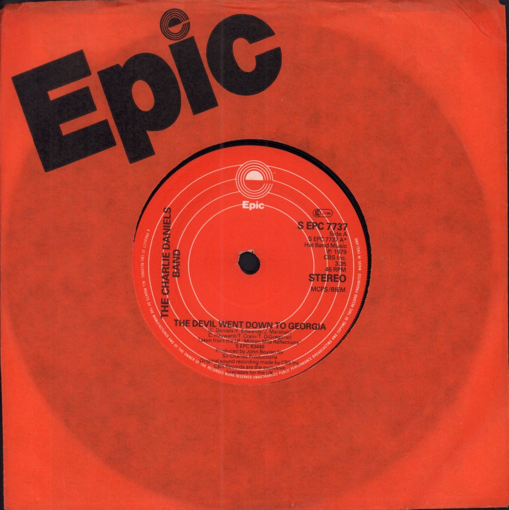 Charlie Daniels Band - Devil Went Down To Georgia - 7 Inch