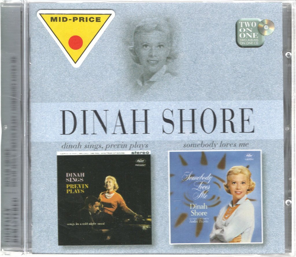 Dinah Shore - Dinah Sings, Previn Plays / Somebody Loves Me - Cd