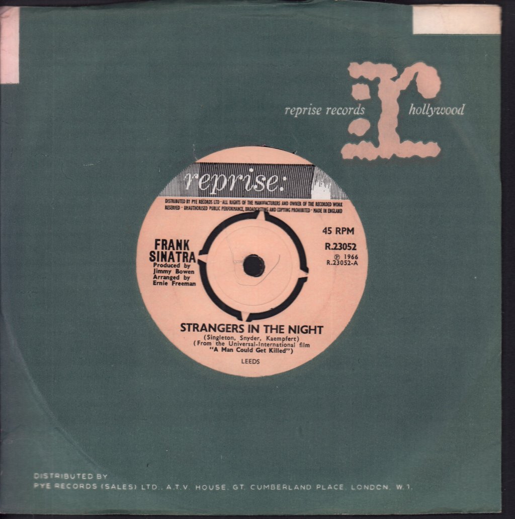 Frank Sinatra - Strangers In The Night - 7 Inch