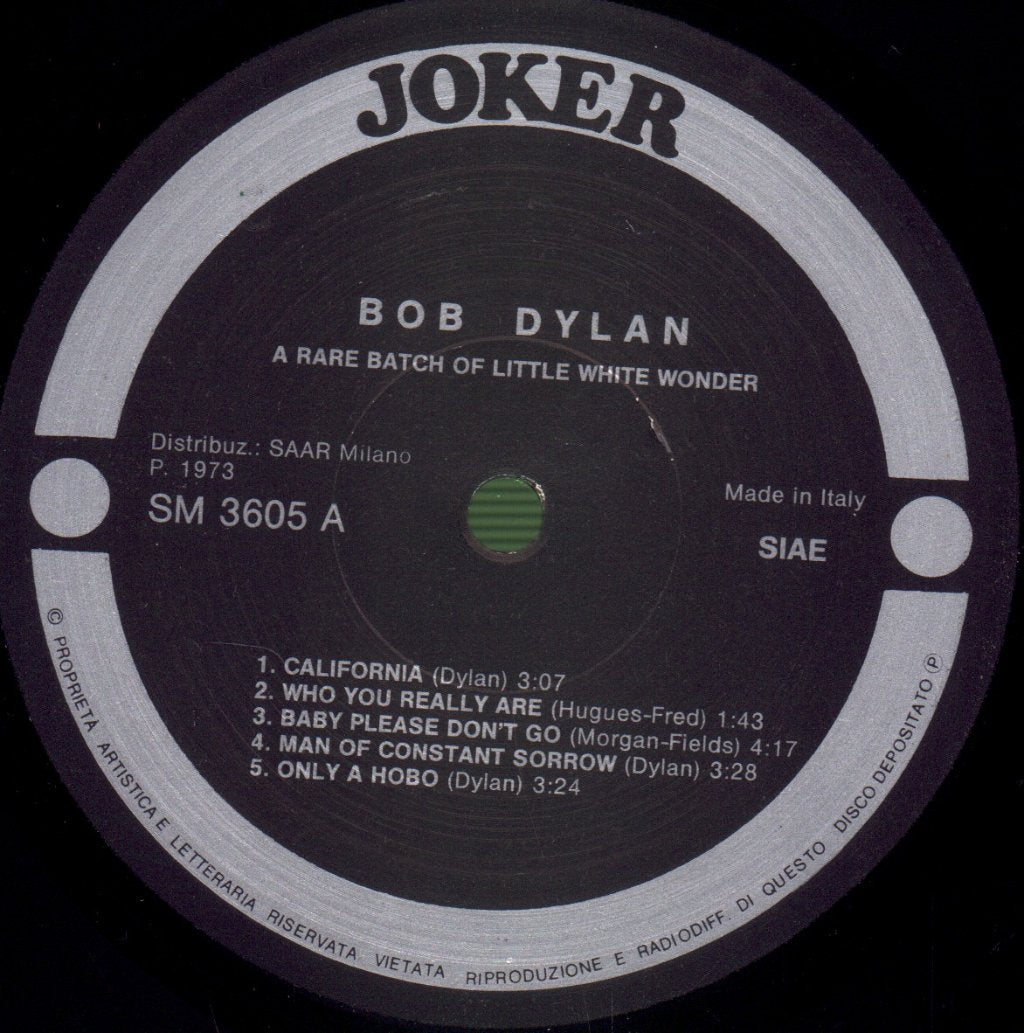 Bob Dylan - A Rare Batch Of Little White Wonder - Double Lp