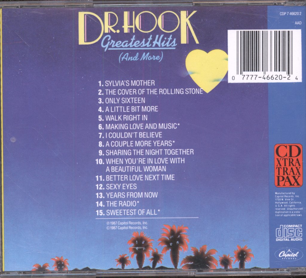 Dr. Hook - Greatest Hits (And More) - Cd
