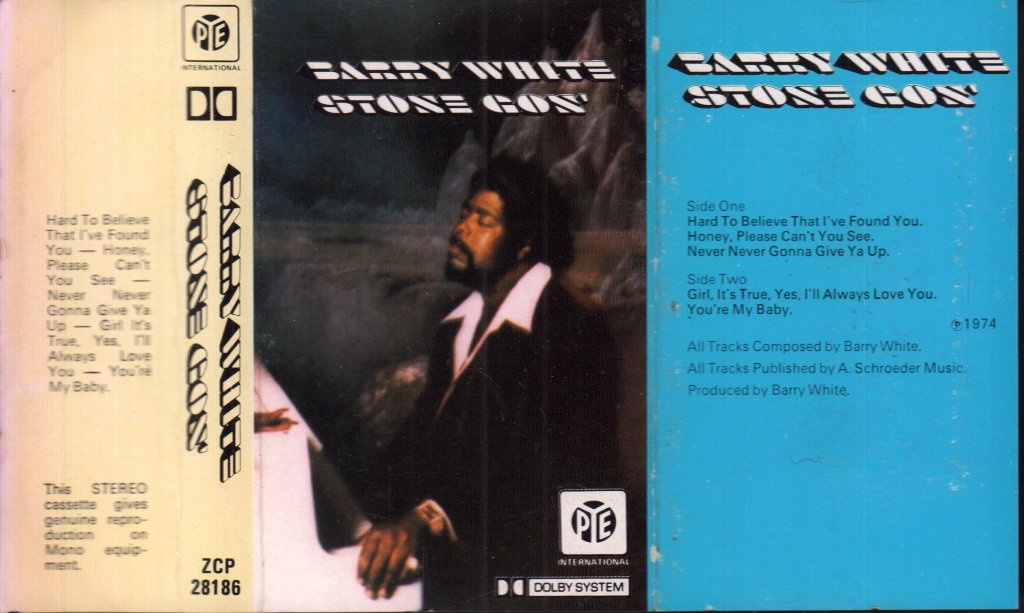 Barry White - Stone Gon' - Cassette