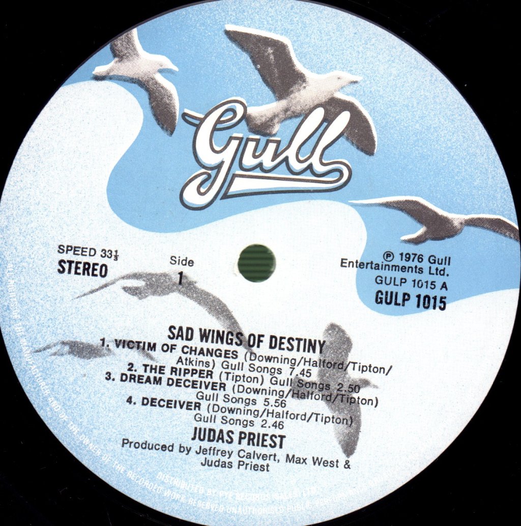 Judas Priest - Sad Wings Of Destiny - Lp
