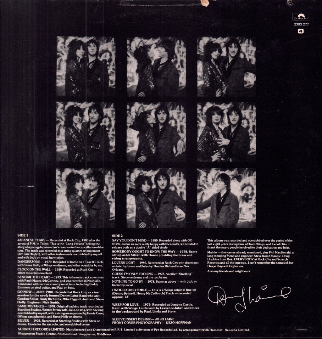 Denny Laine - Japanese Tears - Lp