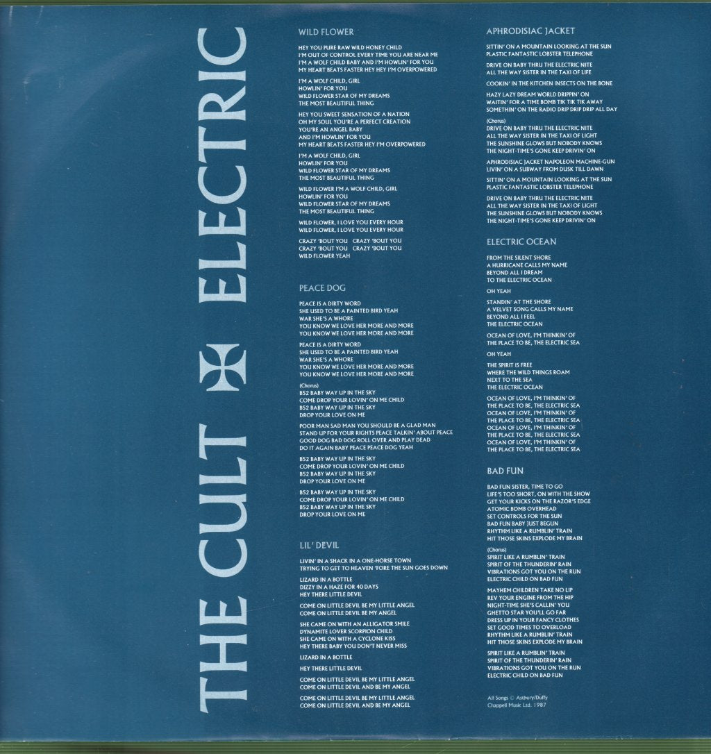 Cult - Electric - Lp