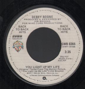 Debby Boone - You Light Up My Life - 7 Inch