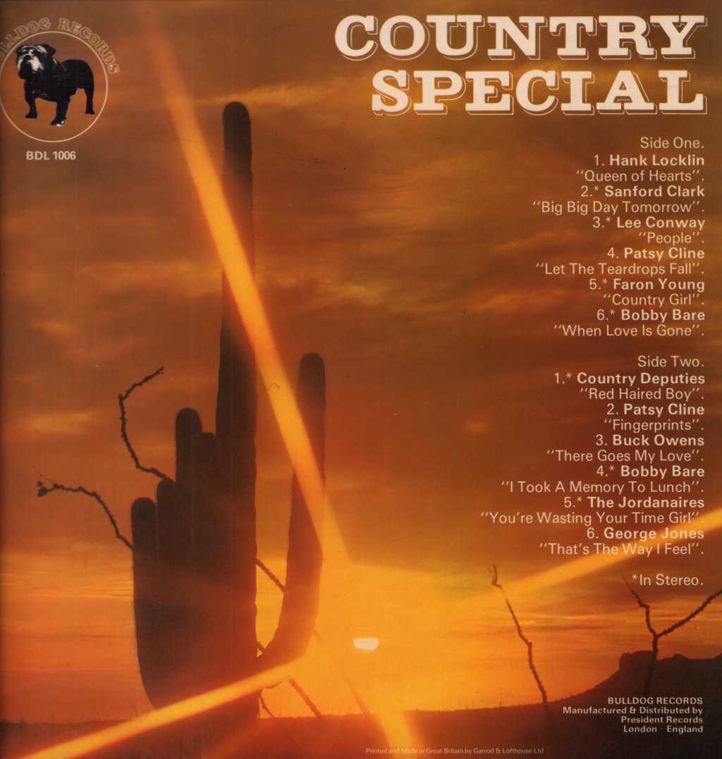 Various Artists - Country Special - Lp