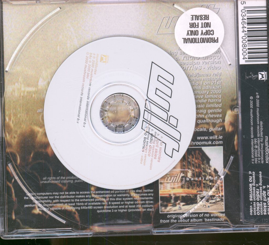 Wilt - No Worries - Cd