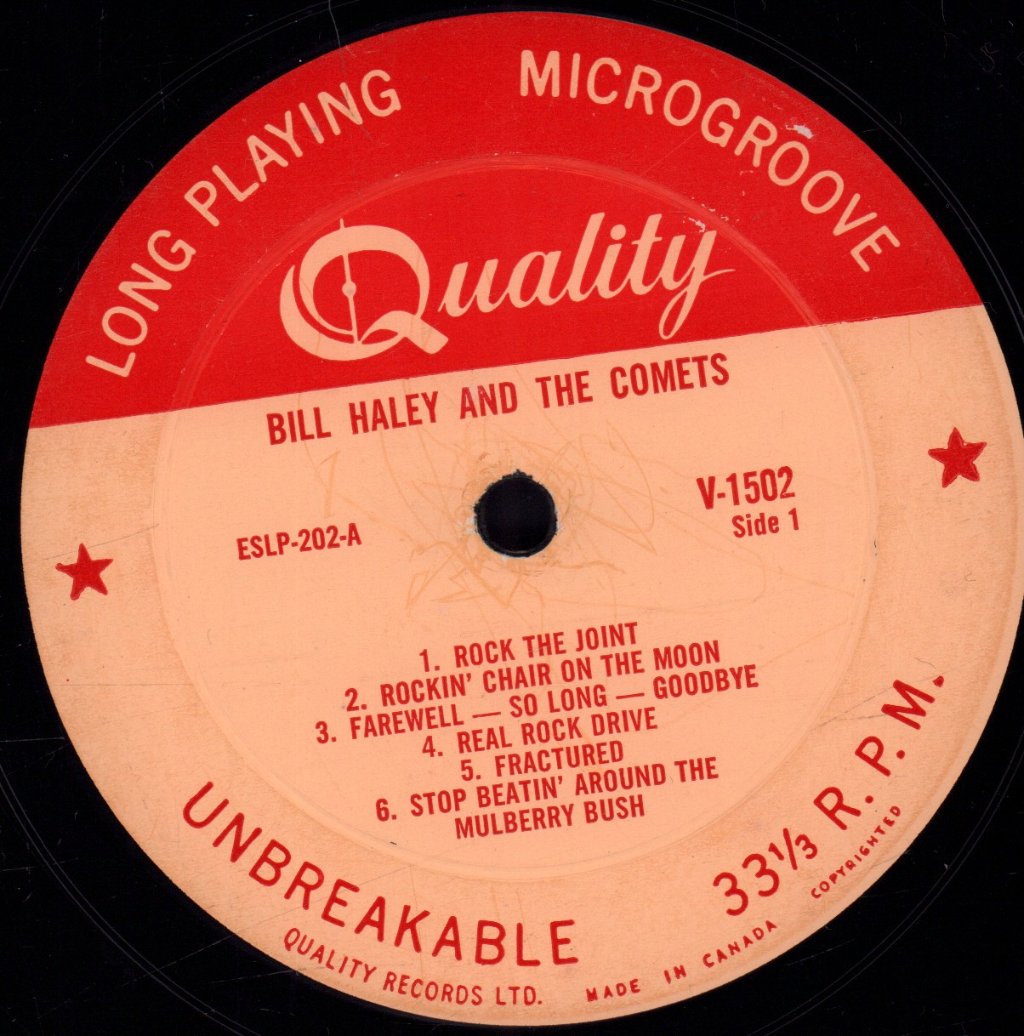 Bill Haley And His Comets - Rock With Bill Haley And The Comets - Lp