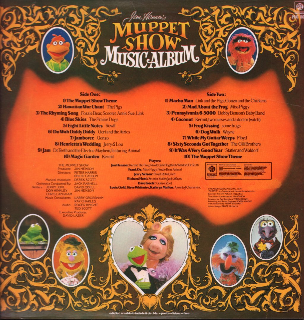 Muppets - Jim Henson's Muppet Show Music Album - Lp