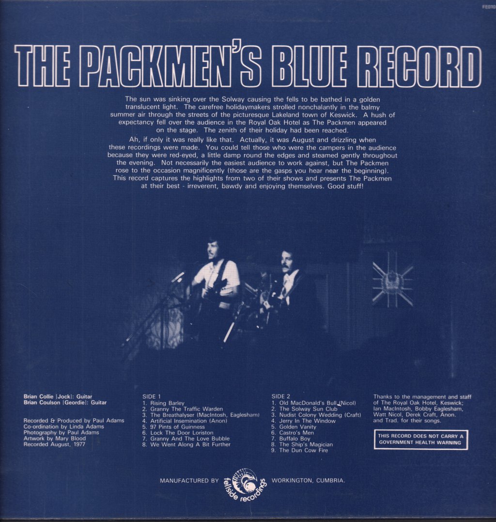 Packmen - Packmen's Blue Record - Lp