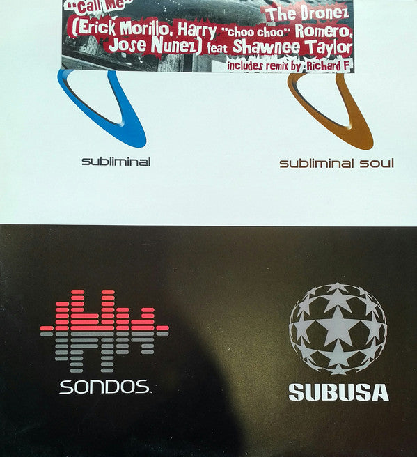 dronez feat. shawnee taylor - Call Me - 12 Inch