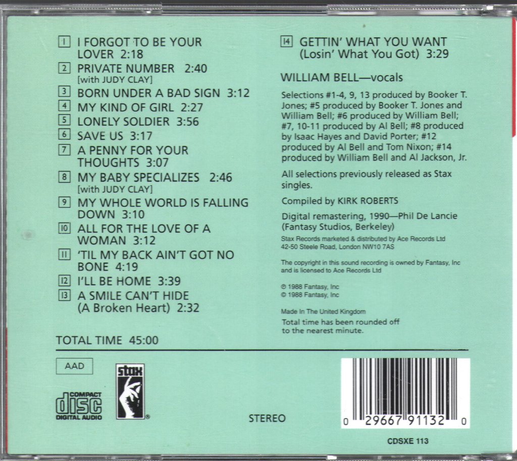 William Bell - Best Of William Bell - Cd