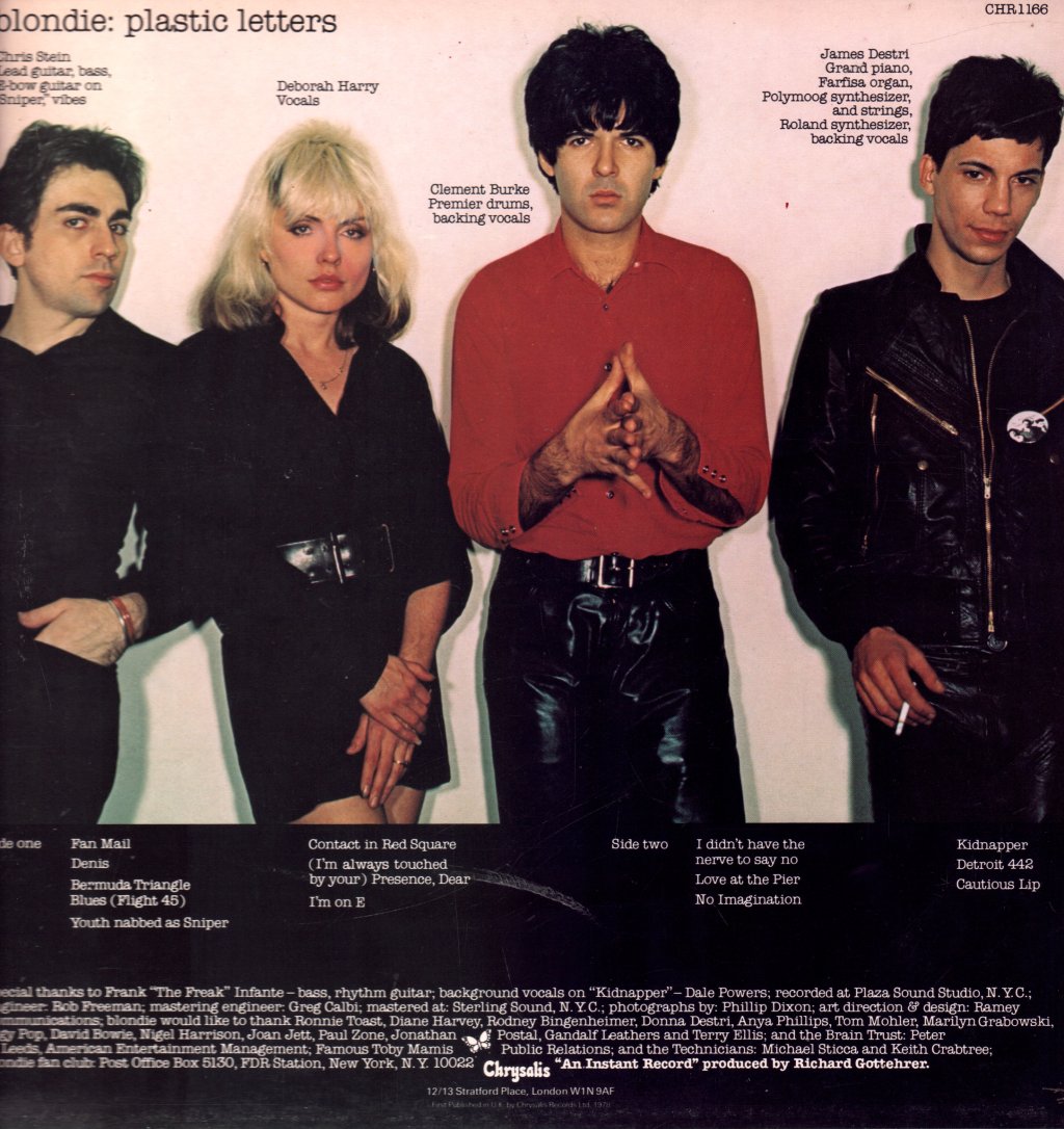 Blondie - Plastic Letters - Lp