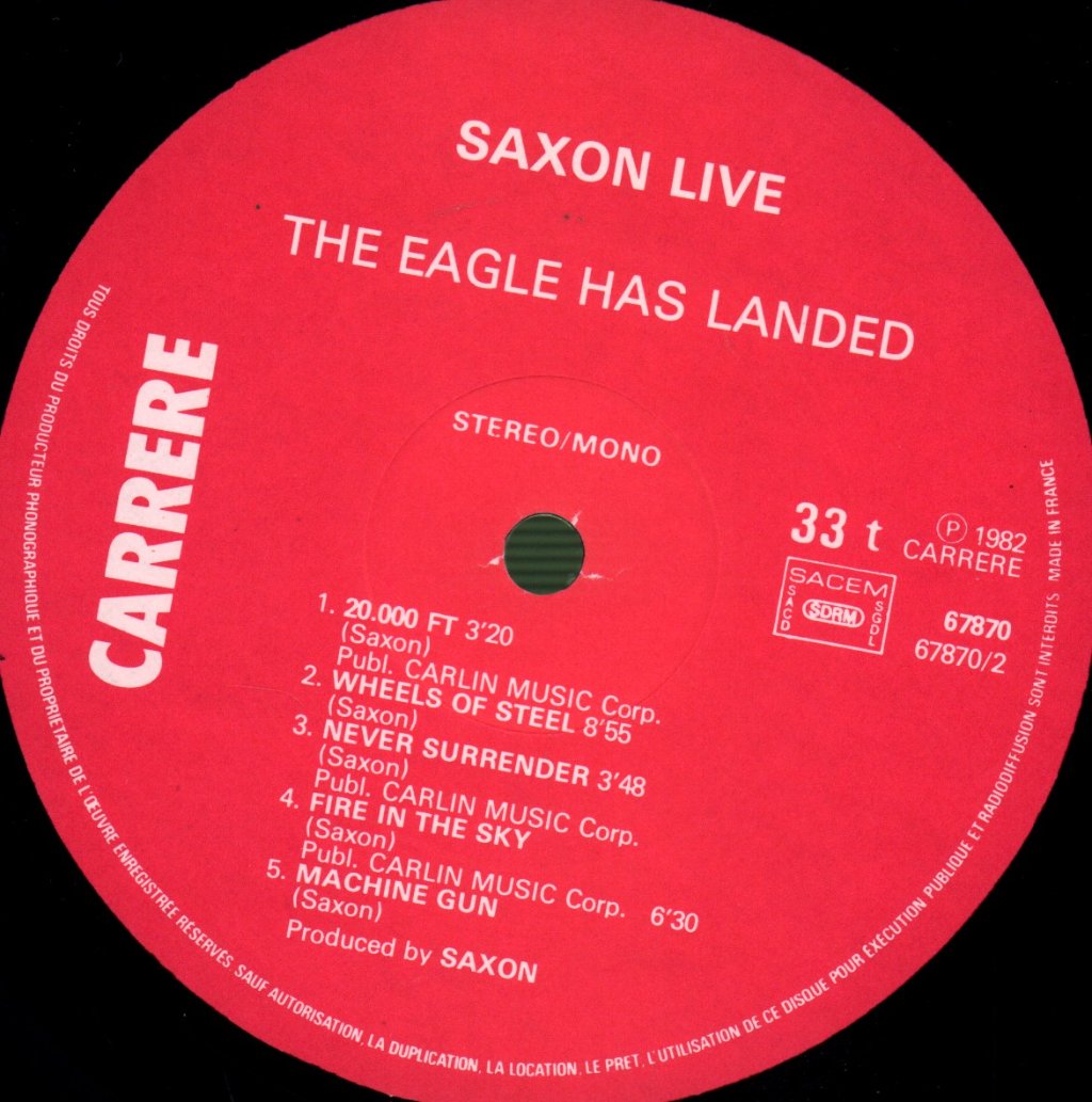 Saxon - Eagle Has Landed - Lp