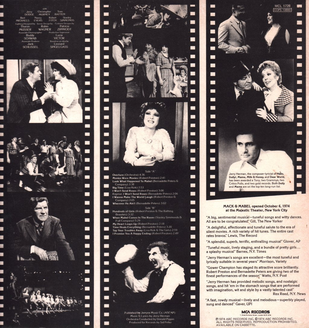 Various Artists - Mack And Mabel (Original Cast Recording) - Lp