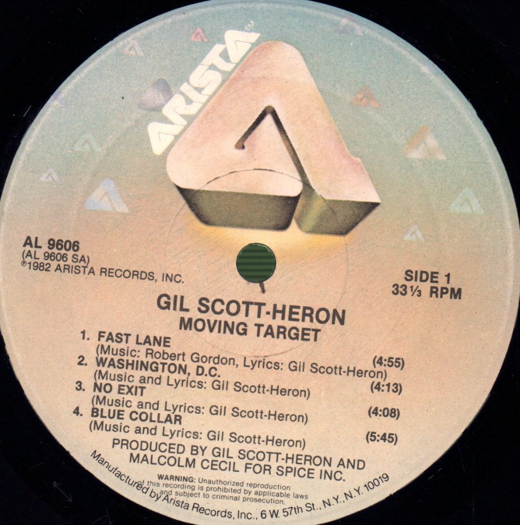 Gil Scott-Heron - Moving Target - Lp