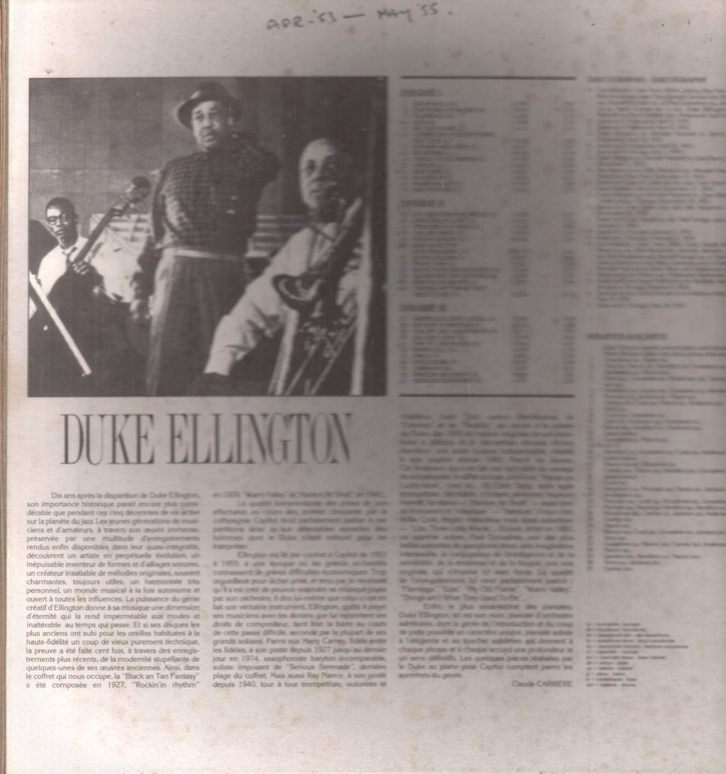 Duke Ellington - Showcase - Triple Lp