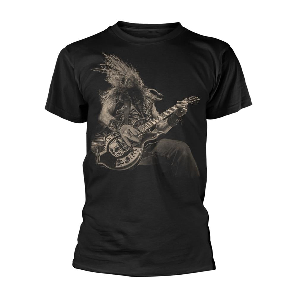 Zakk Wylde - Zakk Wylde T Shirt Z Icon Guitar Stance Logo Official Mens Black S - T Shirt