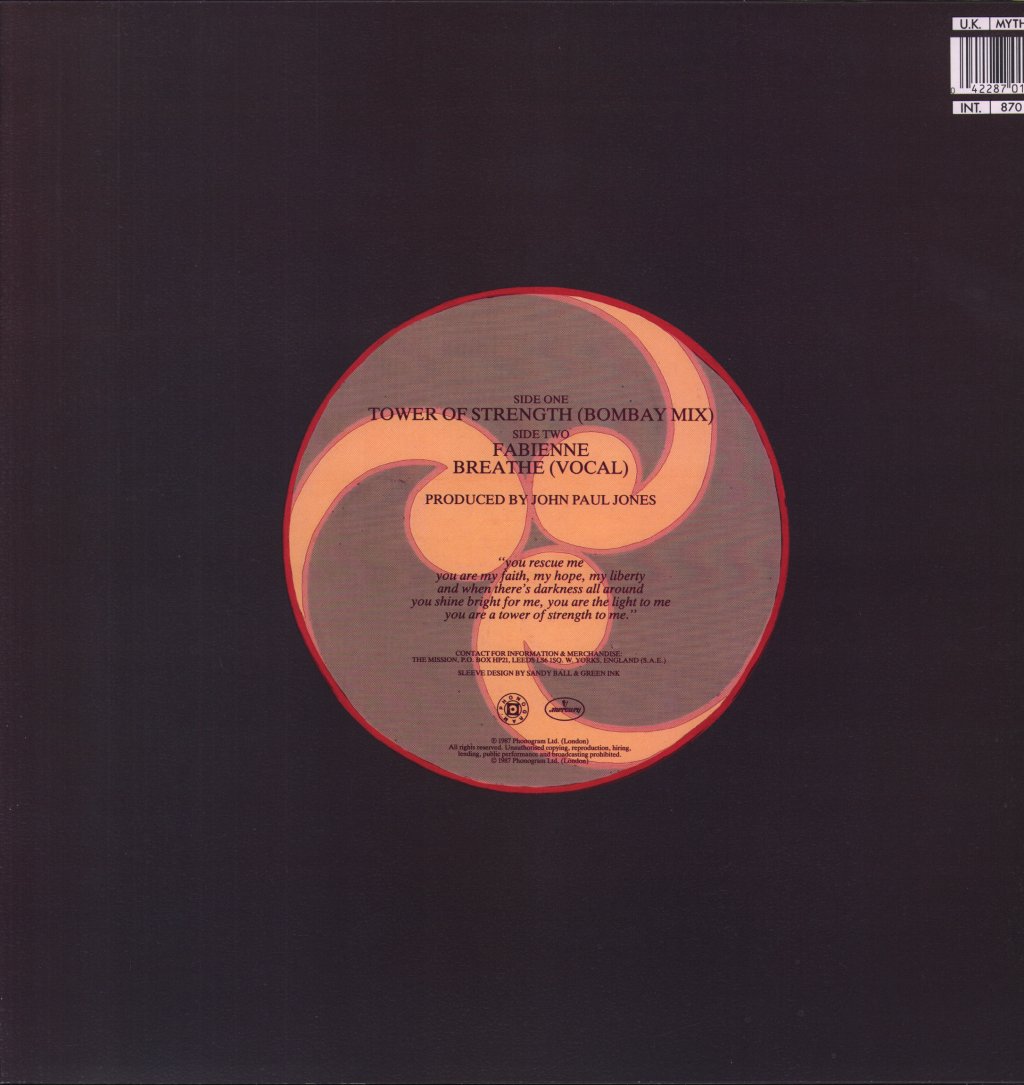Mission - Tower Of Strength - 12 Inch