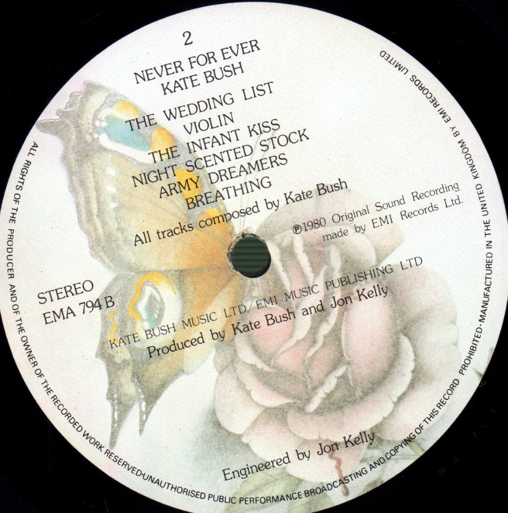 Kate Bush - Never For Ever - Lp