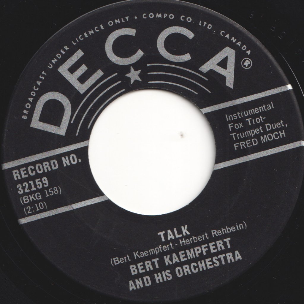Bert Kaempfert - Talk - 7 Inch