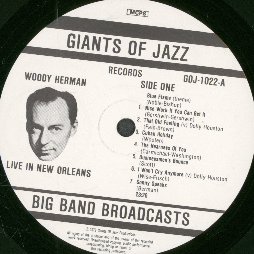 Woody Herman And His '51 Herd - Live In New Orleans - Lp