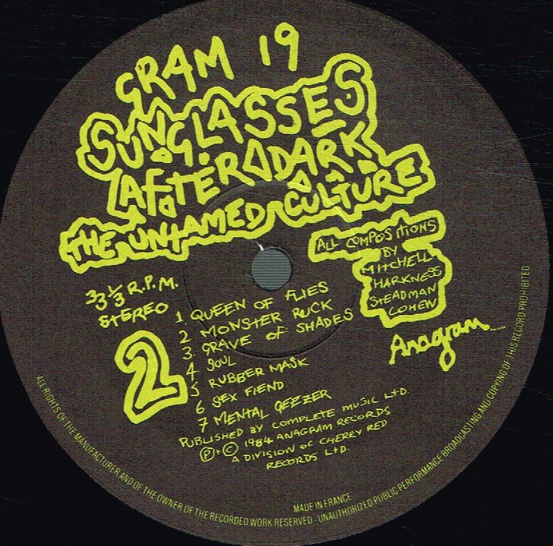 Sunglasses After Dark - Untamed Culture - Lp