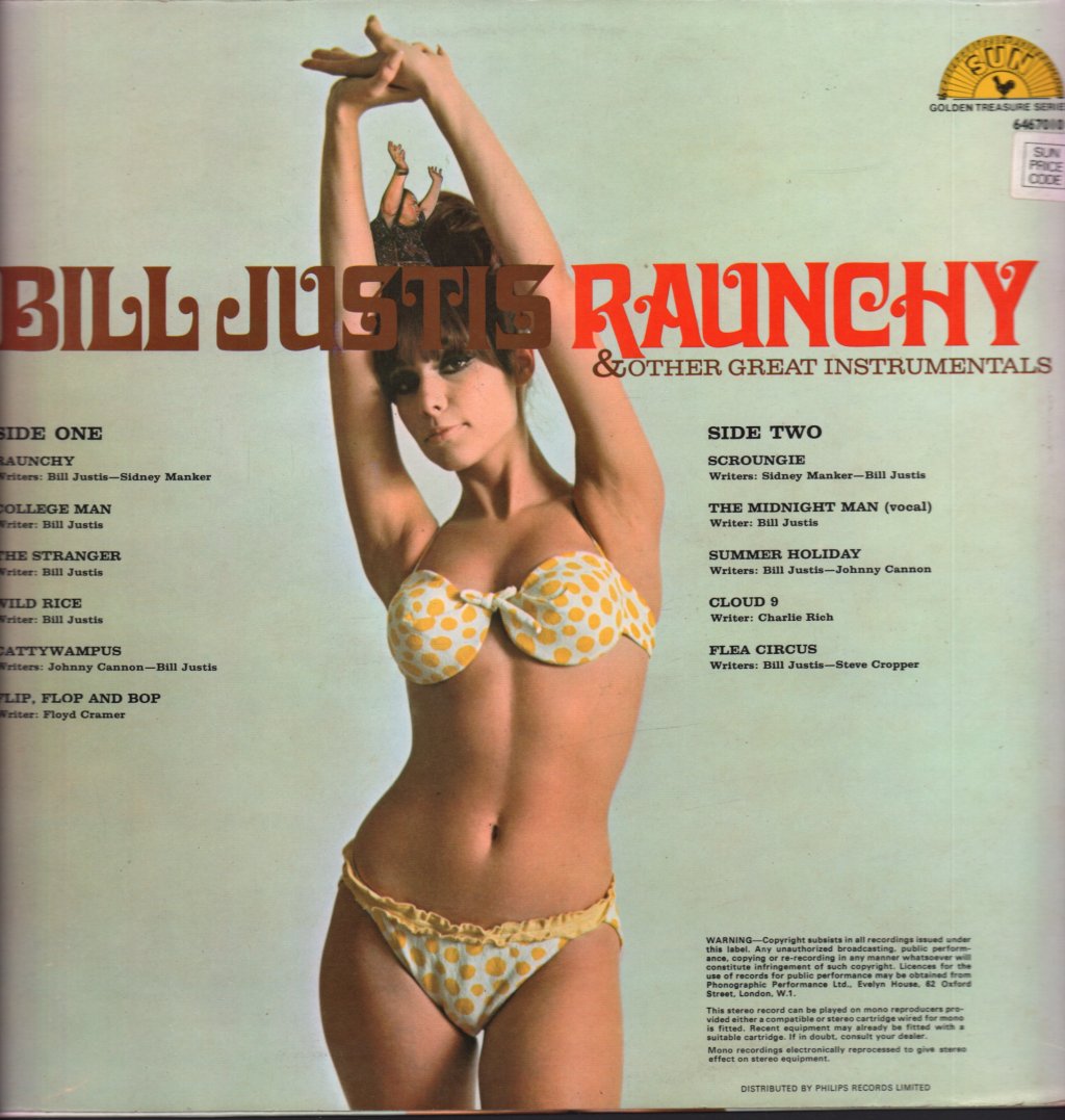 Bill Justis - Raunchy And Other Great Instrumentals - Lp