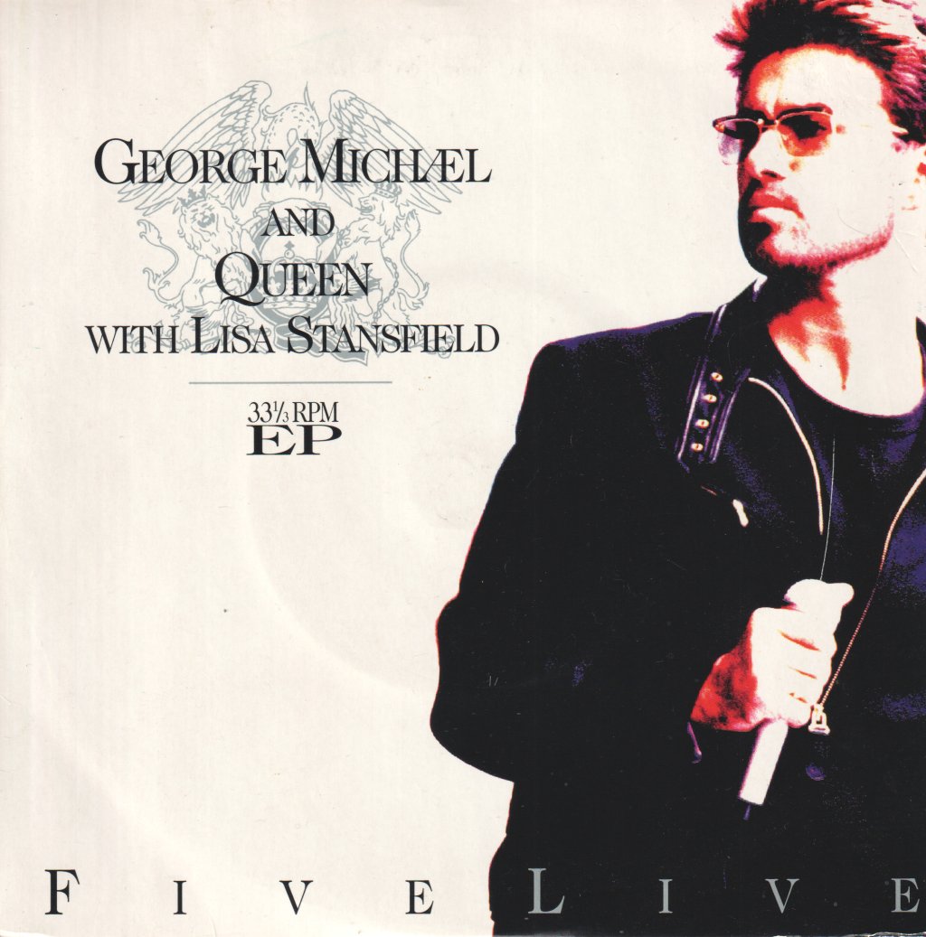 George Michael And Queen With Lisa Stansfield - Five Live - 7 Inch
