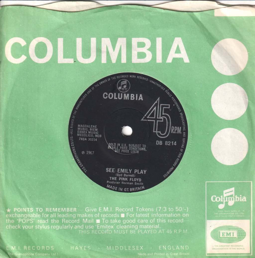 Pink Floyd - See Emily Play - 7 Inch