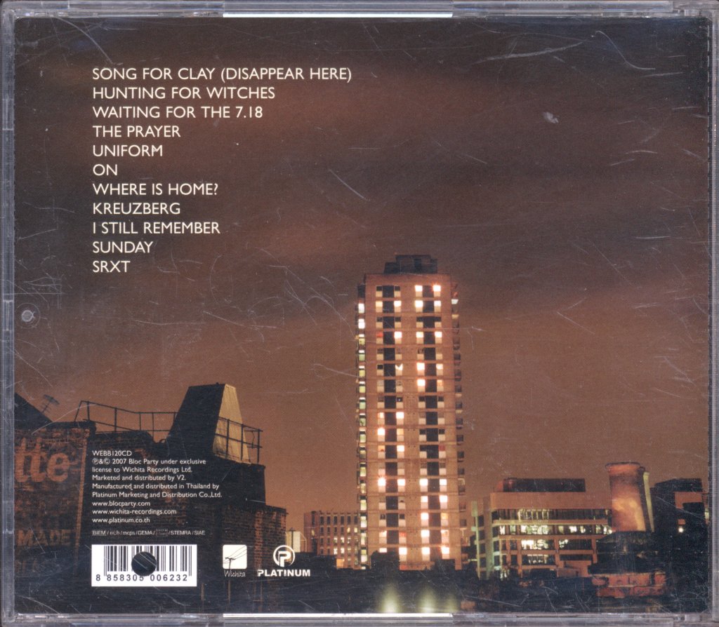 Bloc Party - A Weekend In The City - Cd